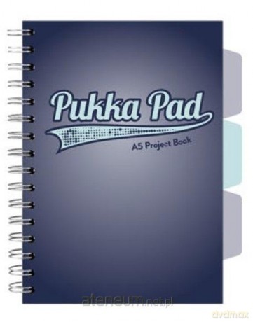 Project Book Navy A5/100K kratka granatowy (3szt)