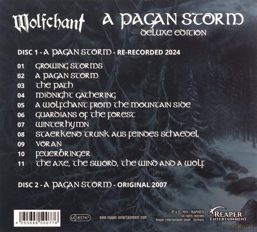 Wolfchant: A Pagan Storm (Re-Recorded 2024) [2CD]