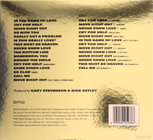 Rick Astley: Free (2024 Remaster, Deluxe) [2CD]