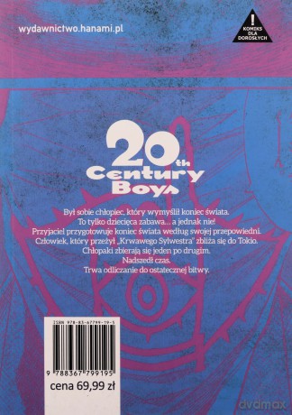 20th Century Boys - Chłopaki z XX wieku (Tom 11) - Naoki Urasawa [KOMIKS]