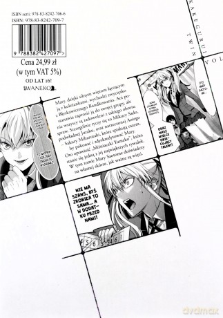 Kakegurui Twin (Tom 3) - Homura Kawamoto, Kei Saiki [KOMIKS]