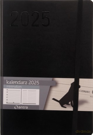 Kalendarz 2025 Minimalizm A5 TNS czarny [KALENDARZ]