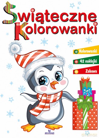 Świąteczne kolorowanki. Kolorowanka - Monika Matusiak [KSIĄŻKA]