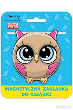 Zakładka magnetyczna kulka Sówka