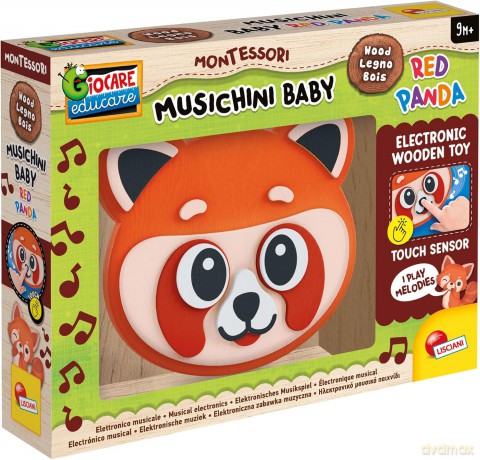 Zabawka Montessori Wood - Muzyczna panda