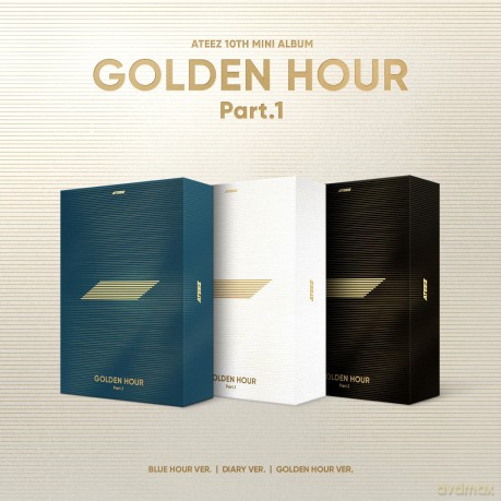 Ateez: 10th Mini Album (Golden Hour: Part. 1) (Blue Hour. Diary. Golden Hour) [CD]