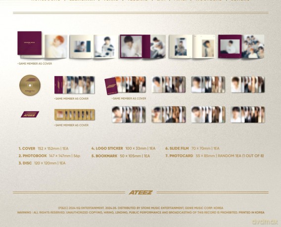 Ateez: 10th Mini Album (Golden Hour: Part. 1) (digipack) [CD]