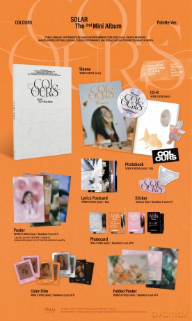 Solar: 2nd Mini Album (Colours) (Palette) [CD]