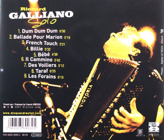 Richard Galliano: Solo [CD]