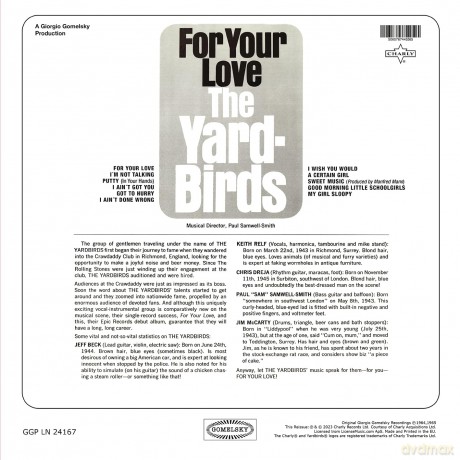 Yardbirds: For Your Love [Winyl]