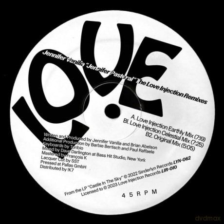 Jennifer Vanilla: Jennifer Pastoral (Love Injection Remixes) [Winyl]