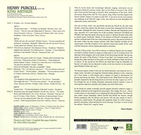 John Eliot Gardiner: Purcell: King Arthur [2xWinyl]