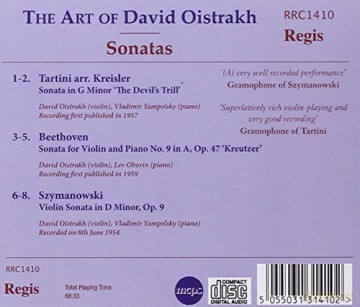 David Oistrakh: The Art Of David Oistrakh [CD]