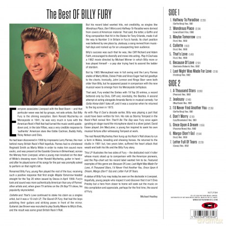 Billy Fury: The Best Of Pink Vinyl [Winyl]
