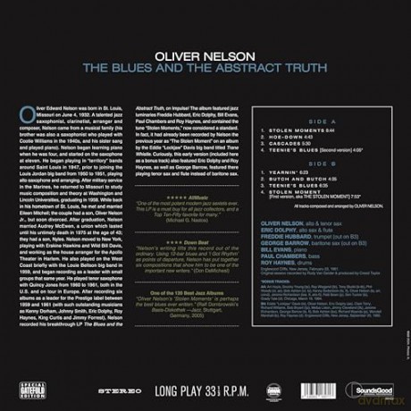 Oliver Nelson: The Blues And The Abstract Truth (+2 Bonus Tracks) (Limited) [Winyl]