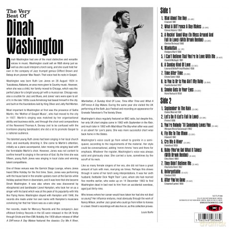 Dinah Washington: The Very Best Of Red Vinyl [Winyl]