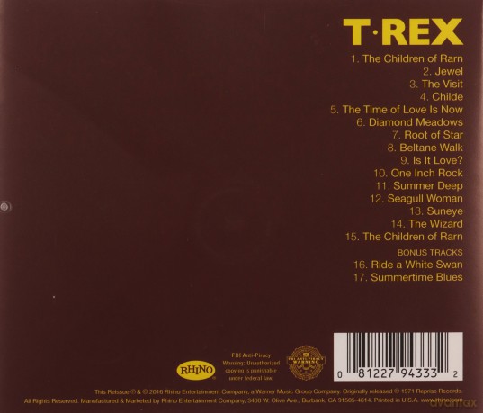 T-Rex: T-Rex [CD]