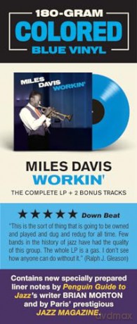 Miles Davis: Workin (+2 Bonus Tracks) (Limited Blue) [Winyl]