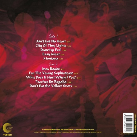 Frank Zappa: The Young Sophisticate (Yellow) [Winyl]