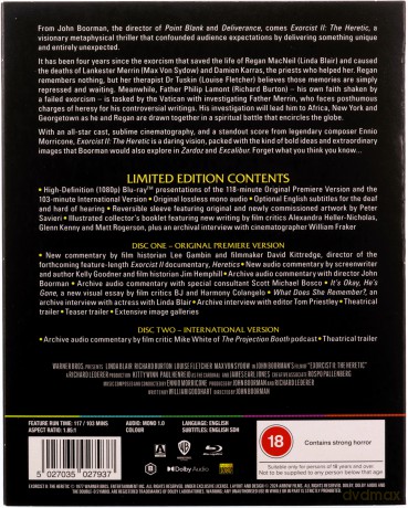 Exorcist II: The Heretic (Egzorcysta II: Heretyk) [2xBlu-Ray]