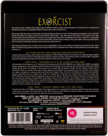 The Exorcist III (Egzorcysta III) [Blu-Ray 4K]