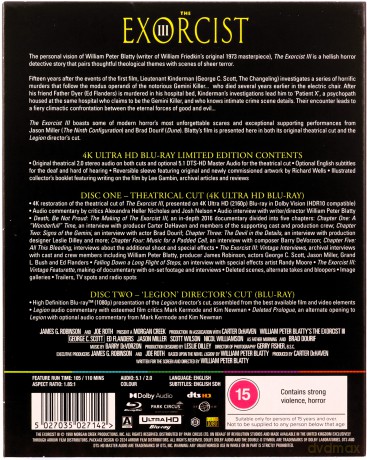 The Exorcist III (Egzorcysta III) [Blu-Ray 4K]