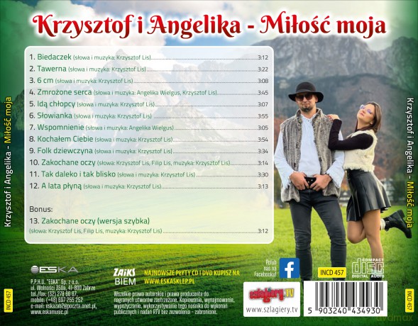 Krzysztof i Angelika: Miłość moja [CD]