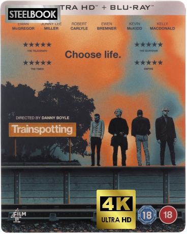 Trainspotting (steelbook) [Blu-Ray 4K]+[Blu-Ray]
