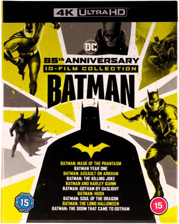 Batman: Mask of the Phantasm / Year One / Assault on Arkham / The Killing Joke / Gotham by Gaslight / Hush / Soul of the Dragon / The Long Halloween / The Doom That Came to Gotham / Batman and Harley Quinn [BOX] [10xBlu-Ray 4K]