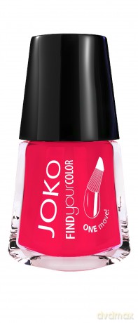 JOKO Lakier do paznokci Find Your Color 206 Scarlet Red