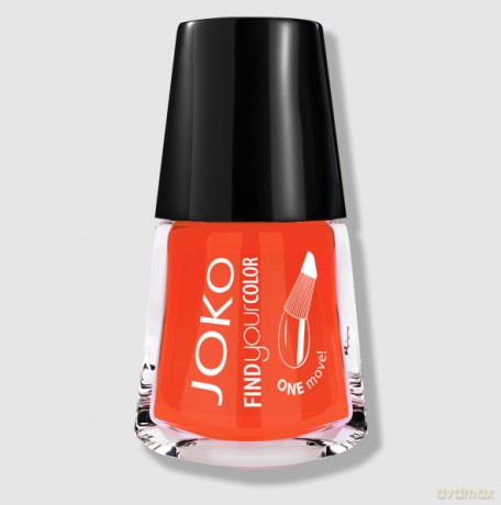 JOKO Lakier do paznokci Find Your Color 208 Vibrant Orange