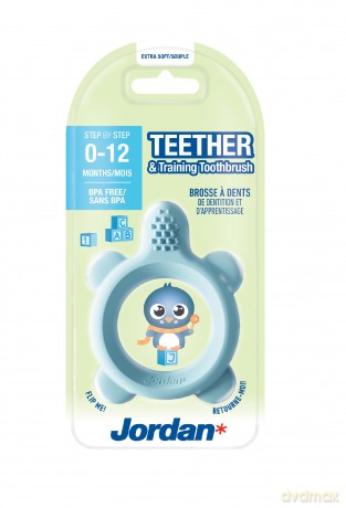 JORDAN Teether Gryzak i szczoteczka treningowa 0 -12 lat