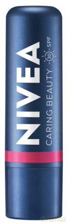 NIVEA Pomadka pielęgnująca do ust Caring Beauty 3w1 Pink 4.8 g