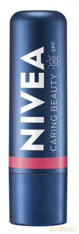 NIVEA Pomadka pielęgnująca do ust Caring Beauty 3w1 Rose 4.8 g