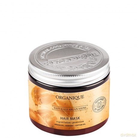 ORGANIQUE Argan Shine Maska do włosów suchych i matowych 200 ml