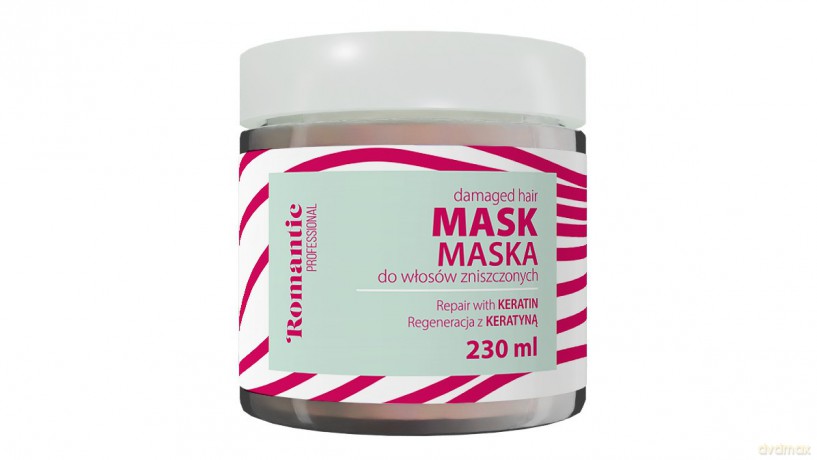 ROMANTIC Professional Maska do włosów - Keratin 230 ml