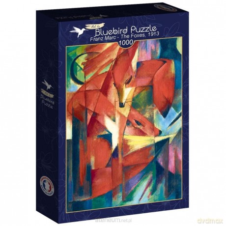 BLUEBIRD 1000 el. Czerwone lisy, Franz Marc 1913 [PUZZLE]