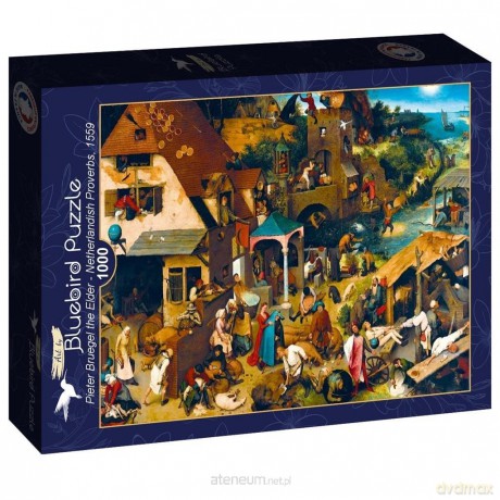 BLUEBIRD 1000 el. Przysłowa, Brueghel 1559 [PUZZLE]