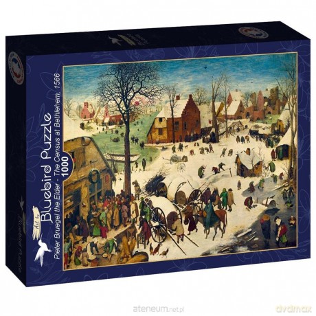 BLUEBIRD 1000 el. Spis ludności w Betlejem Brueghel 1566 [PUZZLE]