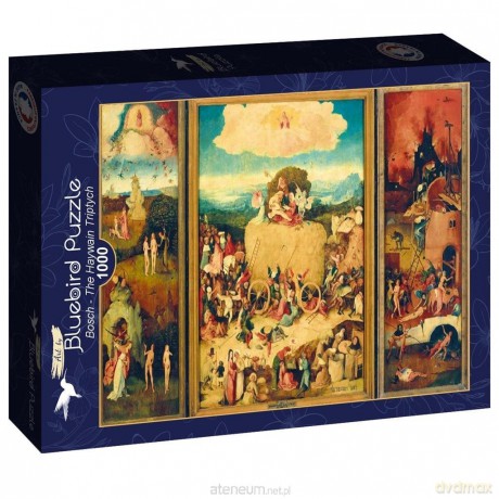 BLUEBIRD 1000 el. Wóz z sianem - Tryptyk, Bosch [PUZZLE]