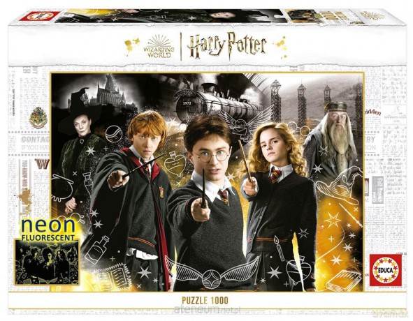EDUCA 1000 el. Harry Potter (fluorescencyjne) [PUZZLE]