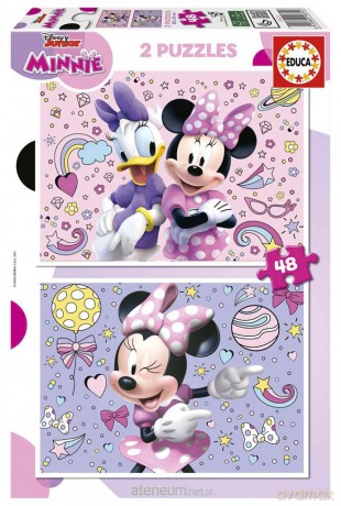 EDUCA 2x48 el. Myszka Minnie [PUZZLE]