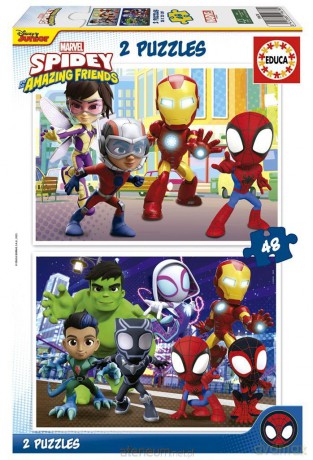 EDUCA 2x48 el. Spidey i Super-Kumple [PUZZLE]