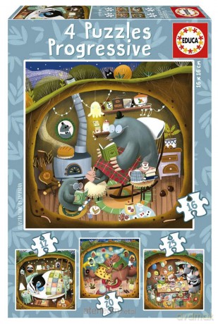 EDUCA 4w1 Leśne opowieści [PUZZLE]