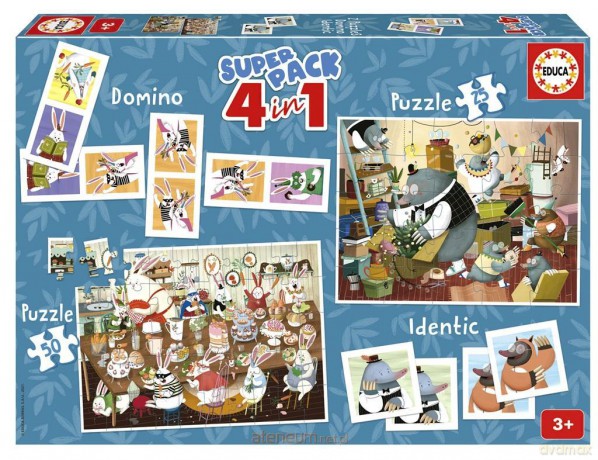 EDUCA 4w1 Leśne opowieści [PUZZLE]