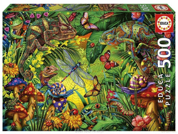 EDUCA 500 el. Kolorowy las [PUZZLE]