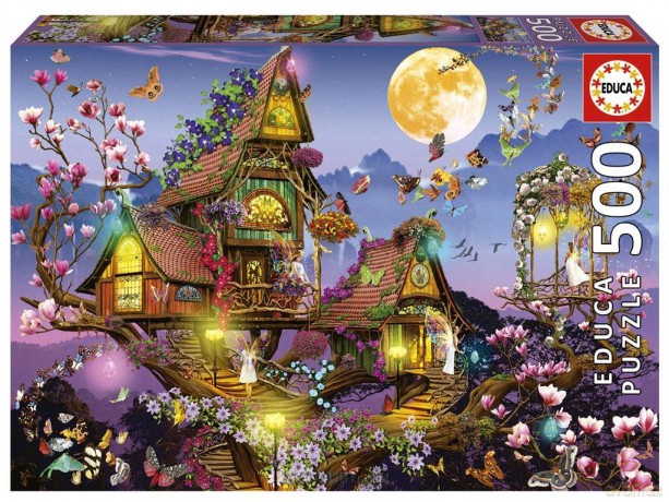 EDUCA 500 el. Magiczny dom [PUZZLE]