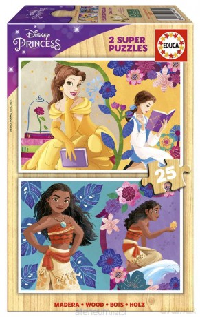 EDUCA x25 Piękna i Bestia, Vaiana: Skarb [PUZZLE]