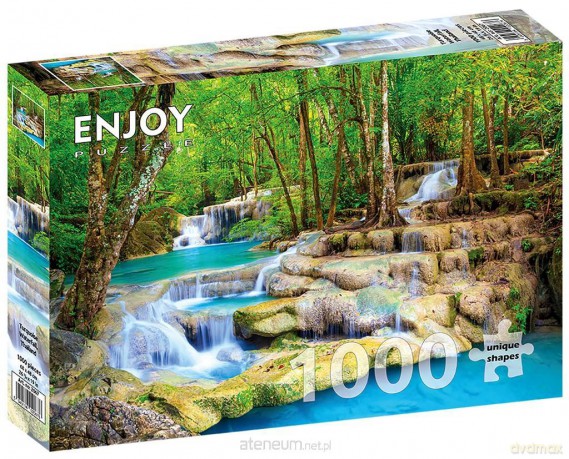 ENJOY 1000 el. Wodospady Erawan, Tajlandia [PUZZLE]