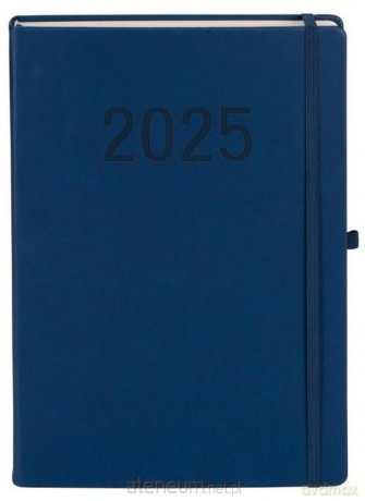 Kalendarz 2025 A4 Memofix DNS granatowy [KALENDARZ]